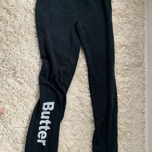 BUTTER black sweatpants